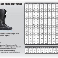 Fox Youth Riding Boots Size Chart