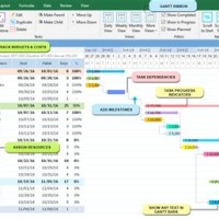 Gantt Chart With Dependencies Excel Template