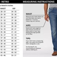 Gap Size Chart Mens Pants