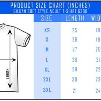 Gildan Softstyle Ringspun T Shirt Size Chart