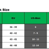 Giro Cycling Socks Size Chart