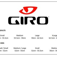 Giro Women S Helmet Size Chart