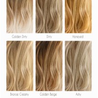 Golden Blonde Hair Colour Chart