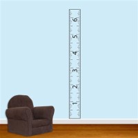 Growth Chart Ruler Wall Decal