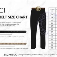 Gucci Belt Size Chart Conversion