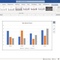How To Draw A Chart In Ms Word
