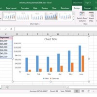 How To Insert A Stacked Column Chart In Excel 2016