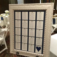 How To Make A Seating Chart Board For Wedding