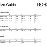 Hugo Boss Dress Shirt Size Chart