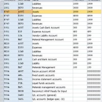 Ifrs Chart Of Accounts In Sap