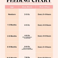 Infant Feeding Amounts Chart
