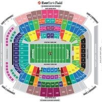 Jacksonville Jaguars Everbank Field Seating Chart