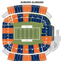 Jordan Hare Stadium Seating Chart With Row Numbers