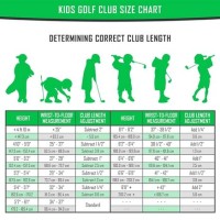 Junior Golf Club Sizing Chart