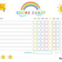 Kids C Chart Template