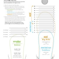 Kids Shoe Measuring Chart