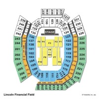 Lincoln Financial Field Seating Chart Concerts
