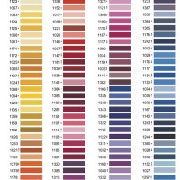 Madeira Thread Color Chart Pantone
