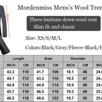 Men S Overcoat Sizes Chart