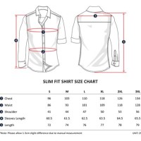 Men S Shirt Size Chart Slim Fit