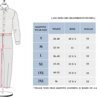 Mens Pants Size Chart Small Medium Large