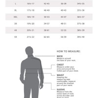 Mens Shirt Size Chart
