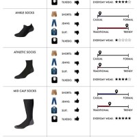 Mens Sock Size Chart