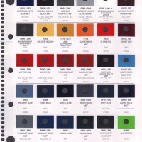 Mercedes Benz Paint Colour Charts
