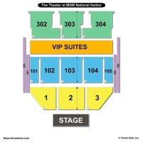 Mgm Grand National Harbor Theater Seating Chart