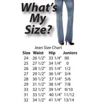 Miss Me Jeans Bootcut Size Chart