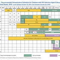 National Immunization Schedule Chart 2019