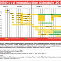 National Immunization Schedule Chart Philippines