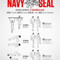 Navy Seal Workout Routine Chart