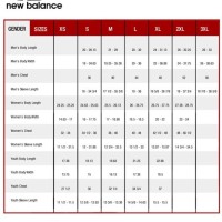 New Balance Width Size Chart