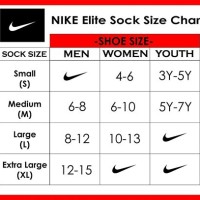 Nike Boys Sock Size Chart