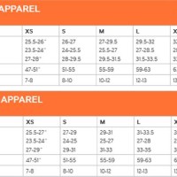 Nike Size Chart Kids Clothes