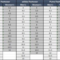 Nike Soccer Shoe Size Chart