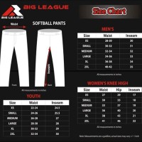 Nike Swingman Baseball Pants Size Chart