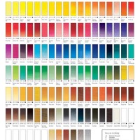 Oil Paint Color Chart