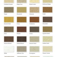 Olympic Exterior Paint Color Chart