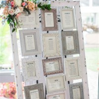 Picture Frame Wedding Seating Chart