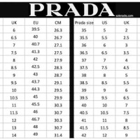 Prada Mens Shoes Size Chart