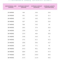 Preemie Birth Weight Chart