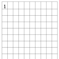 Printable Number Chart 1 100 Blank