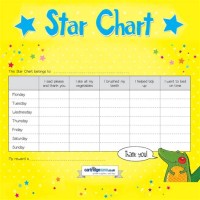 Printable Star Chart Template