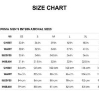 Puma T Shirt Size Chart Uk