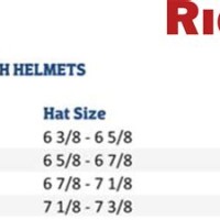 Riddell Youth Football Helmet Size Chart