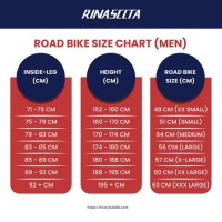 Road Bike Frame Size Chart Cm