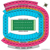 Sanford Stadium Seating Chart With Seat Numbers