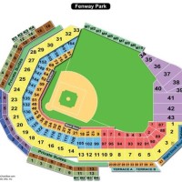 Seating Chart Fenway Park Baseball